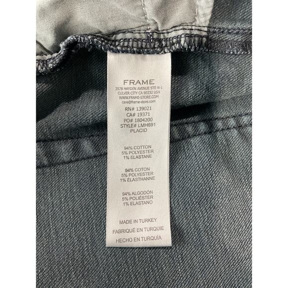Frame Athletic Catalina Lhomme Denim Jeans Size 34 - Picture 6 of 11